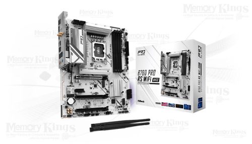 PLACA ASROCK B760 PRO RS WIFI WHITE D5 1700 ATX