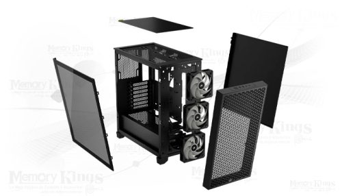 CASE Mid Tower CORSAIR 3000D RGB AIRFLOW BLACK
