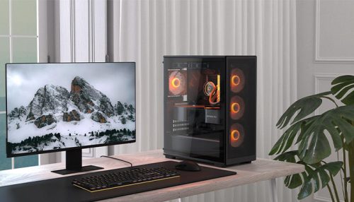 CASE Mid Tower COUGAR MX220 RGB BLACK