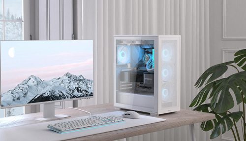 CASE Mid Tower COUGAR MX220 RGB WHITE