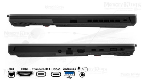 LAPTOP Core i7-12700H ASUS TUF Gaming F15 FX507ZC4-HN132 16|1TB|15.6" GEFORCE RTX 3050 4GB