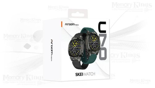 RELOJ SMART ARGOMTECH SKEI WATCH C70BK 2 correas