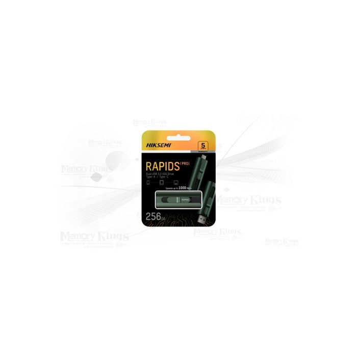 Memoria USB Hiksemi OTG Rapids Pro Dual 512GB - Velocidad de hasta 1000MB/s, Conectividad 3.2