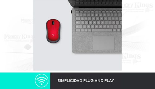 MOUSE NB Wireless LOGITECH M185 RED