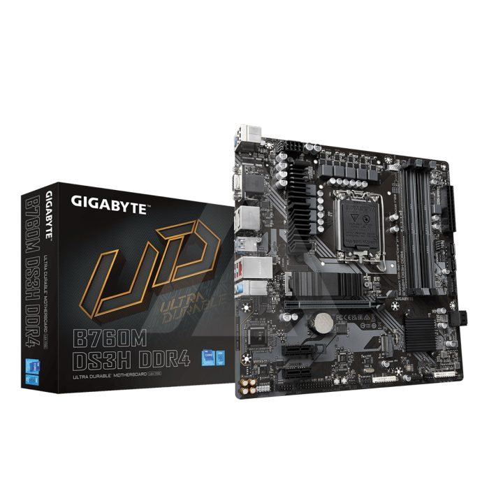 LGA 1700  INTEL GIGABYTE B760M DS3H DDR4 CON MEMORIA