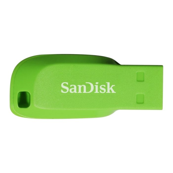 Memoria USB SanDisk Cruzer de 32GB en color verde - Almacenamiento portátil y compacto