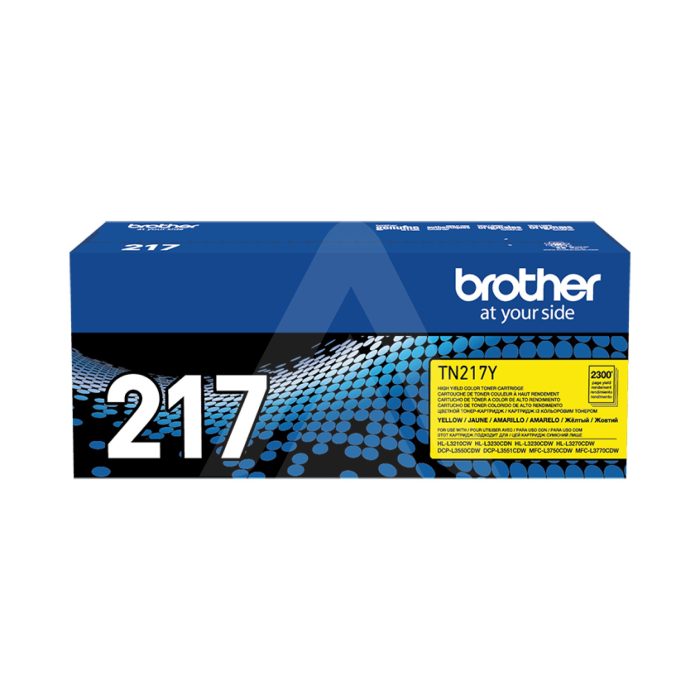 TONER BROTHER TN-217Y YELLOW P/HLL3270CDW/DCPL3551CDW/MFCL3750CDW (2300 PAG