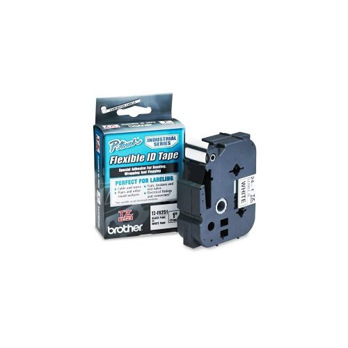 CINTA BROTHER PT-1090/2460/2730VP/9500PC IND TAP BLACK ON WHITE 1" (24MM)