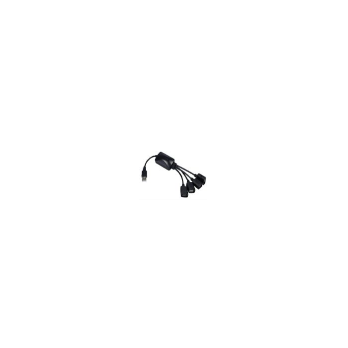 XTECH USB Type A a Hub de 4 Puertos - Cable USB de Alta Velocidad y Conectividad Versátil