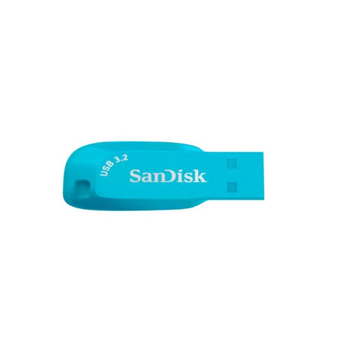 Memoria Flash USB SanDisk Ultra Shift, 32GB, USB 3.2 Gen 1, Color Cyan