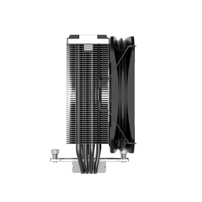 Fan-Cooler para CPU PcCooler K4 BK Challenger, 130mm, 240W, 4-Pin PWM, 12VDC, Color Negro