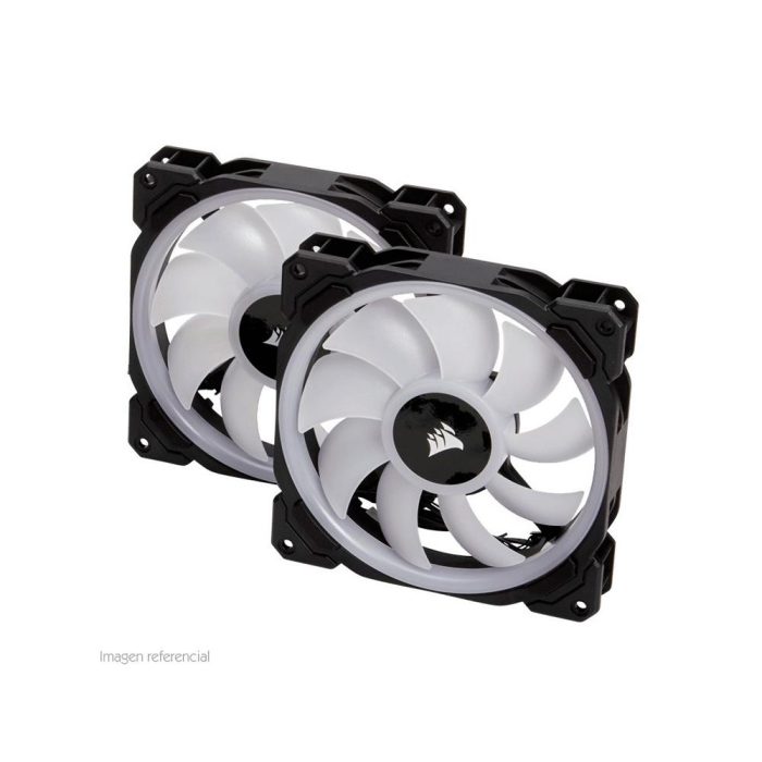 Fan Corsair LL140 RGB, 14 cm, 1300 RPM, 13.2 VDC, 4 pines, PWM Control.