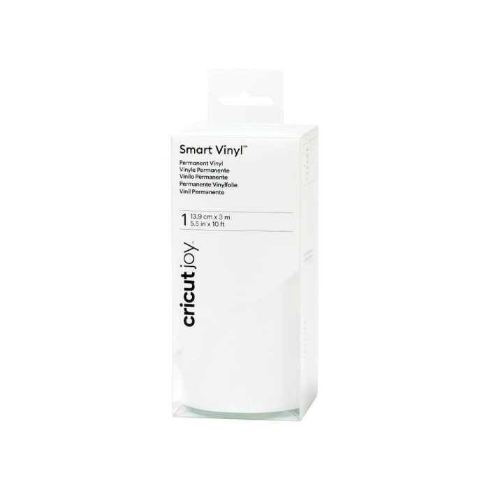 Cricut | Vinilo Permanente Smart | Color Blanco | Rollo de Mejor Valor 13.9cm x 3m
