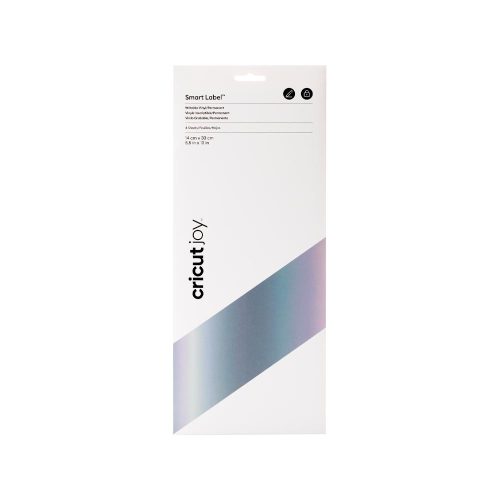 Cricut | Vinilo Permanente Escribible Smart Label | Color Plateado | 13.9cm x 33cm