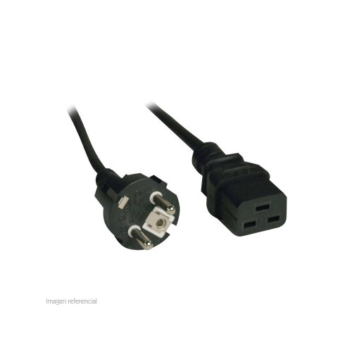 Cable de poder Tripp-Lite P050-008, IEC-320-C19 a SCHUKO CEE 7/7, 2.44 mts, 250VAC / 16A.