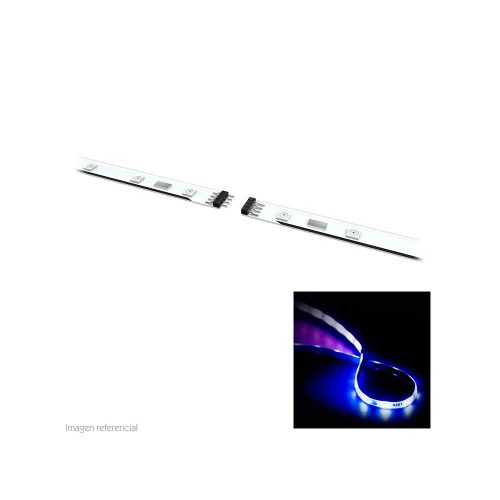 Kit de extensión NZXT HUE+, LED RGB, cables de 30 cm y 10 cm, cinta de doble pega.