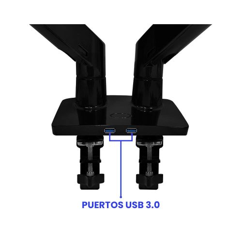 Rack para 2 monitores de 22" a 32" / Brazo soporte TEROS TE-7114
