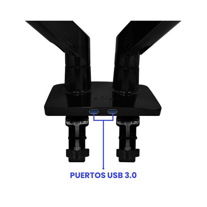 Rack para 2 monitores de 22" a 32" / Brazo soporte TEROS TE-7114