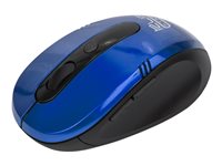 Klip Xtreme KMW-330 Vector - Ratón - ergonómico - óptico - 6 botones - inalámbrico - 2.4 GHz