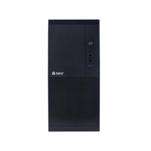Case TEROS TE-1033S, Mini Tower ATX, 250 W, USB 3.0 / 2.0, audio HD, negro