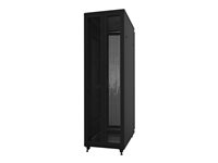 Nexxt Solutions - Rack armario - instalable en el suelo - RAL 9005, negro barniz - 47U - 19"
