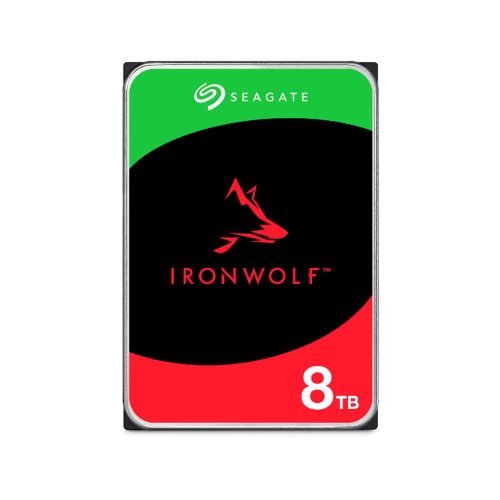 Disco duro Seagate Ironwolf NAS ST8000VN004, 8TB, SATA 6Gb/s, 7200rpm, 256MB Cache, 3.5".