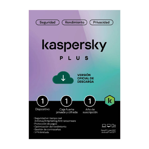KASPERSKY ANTIVIRUS 1PC 1 AÑO