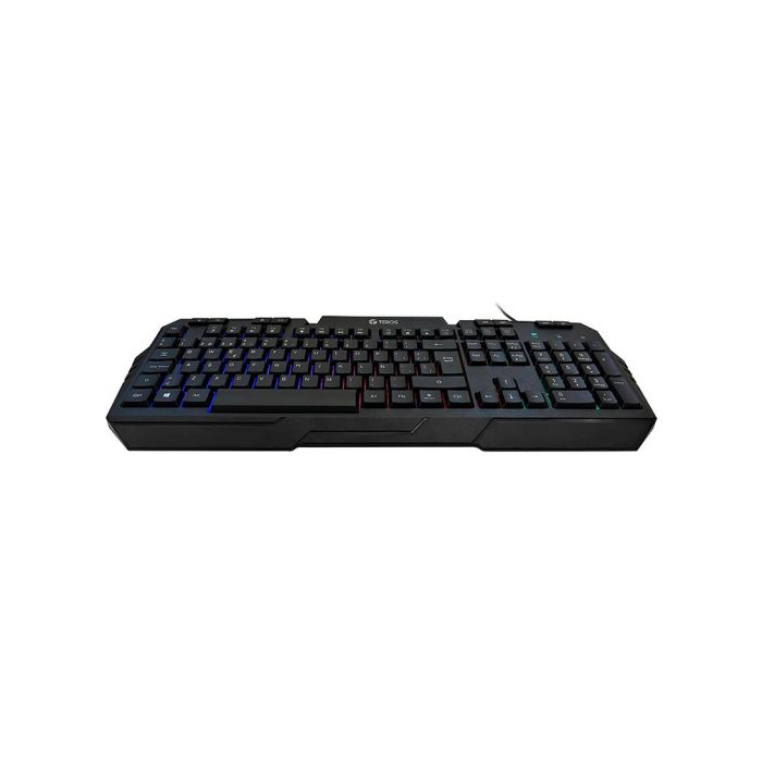 Kit gamer TEROS TE-4063N, teclado multimedia, mouse, headset, mouse pad