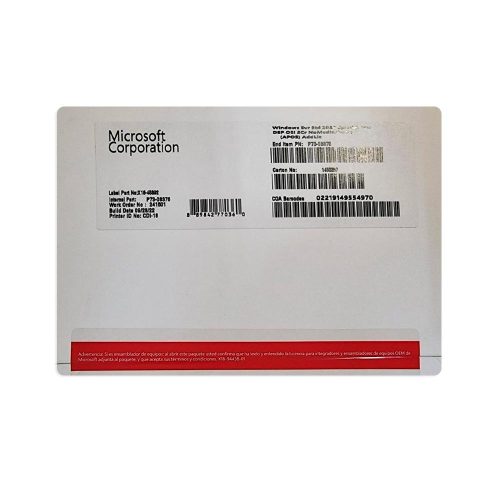 Microsoft Windows Server Standard 2022 Spanish 1pk
