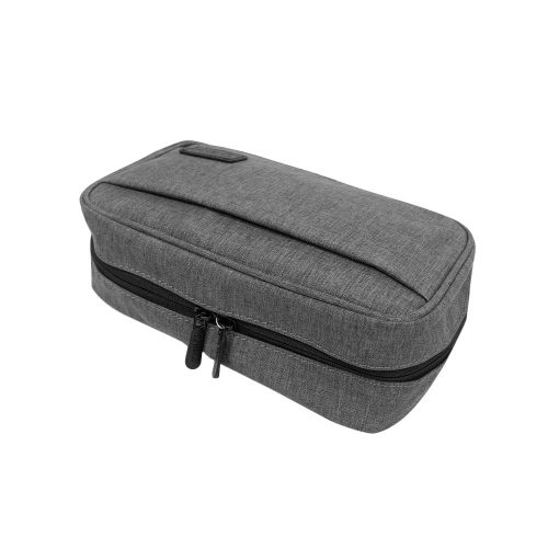 Cartuchera ﻿/ Estuche ﻿/ ﻿Organizador / Portacables TEROS TE-ACS9014, gris