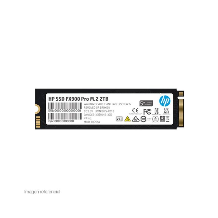 Unidad en estado solido HP FX900 Pro M.2 2280 2TB PCIe Gen4 x4 NVMe 1.4