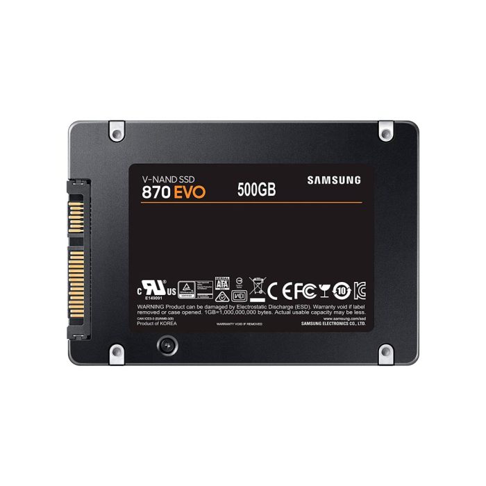 Unidad en estado solido Samsung 870 EVO 500GB, 2.5", SATA 6Gb/s