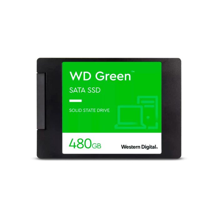 Unidad en estado solido Western Digital Green, WDS480G3G0A, 480GB, SATA 6Gb/s, 2.5", 7mm.