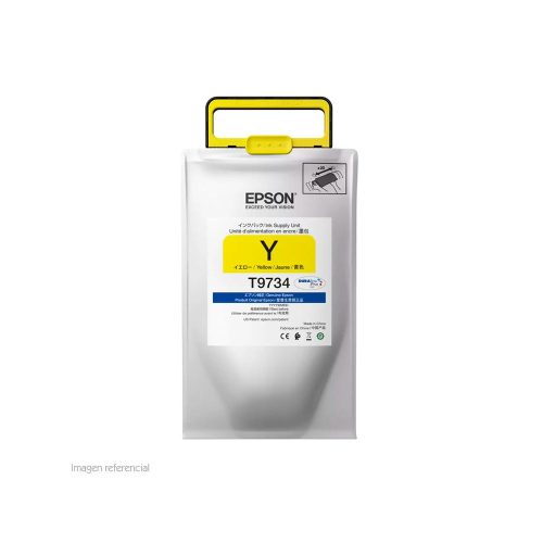 Bolsa de tinta EPSON DURABrite Pro T973420, color Yellow.