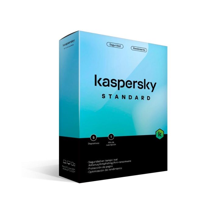 Kaspersky Standard Edition, para unos 5 dispositivos, Licencia de 1 año