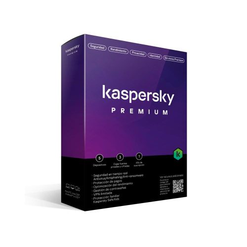 Kaspersky Premium Edition, para unos 5 dispositivos, Licencia de 1 año