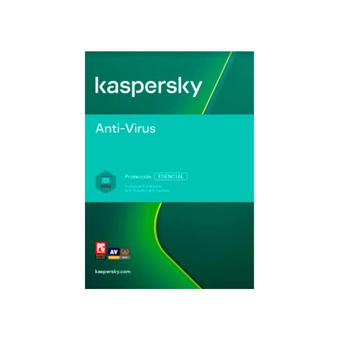 Software Kaspersky Anti-virus, para 5 PCs, Licencia 1 año, Producto Virtual.