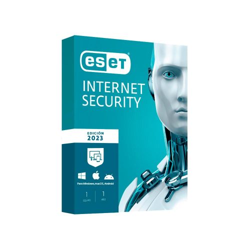Software Eset Internet Security Edicion 2023 para 1 PC, Licencia 1 año.