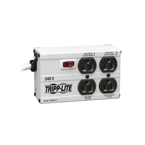 Supresor de sobretensiones isobara Tripp-Lite IB4-6/220, 4-Salidas (4 NEMA 5-15R)