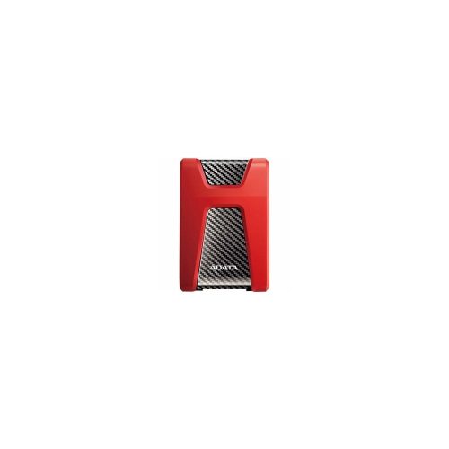 Disco Duro Pórtatil Adata DashDrive Durable HD650 AHD650-1TU31-CRD - 2.5" Externo - 1TB - Rojo - Consola de juegos Dispositivo compatible - USB 3.2 (Gen 1) - 256-bit AES Estándar de cifrado - 1 Paquete(s)