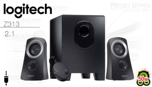 PARLANTE 2.1 LOGITECH Z313 (25W) BLACK