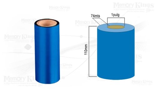 CINTA CERA 110MMx74MTS