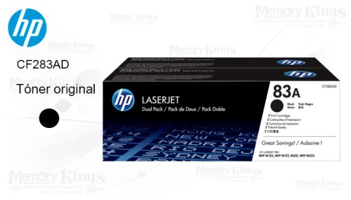 Cartucho de Toner HP 83AD Balck Original 3000pagX2