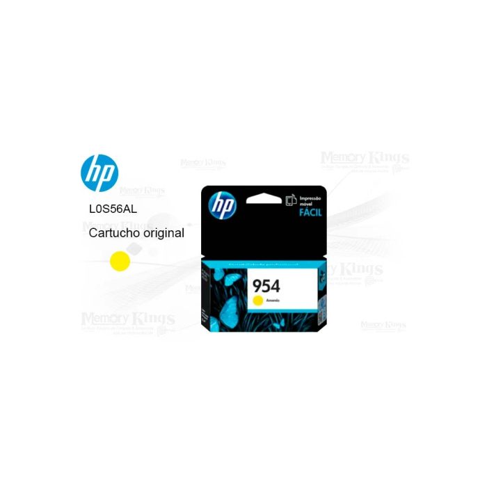 Cartucho de Tinta Amarillo HP 954 Original, 700 Páginas, Calidad Superior para Impresoras HP