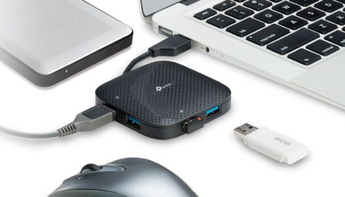 HUB USB 4pt TP-LINK UH400 Velocidad 5Gbps.