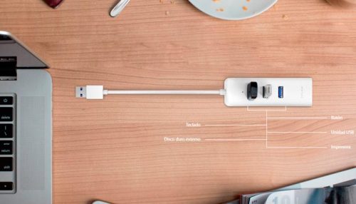 ADAPTADOR USB 3.0 a RED GbE+HUB TP-LINK UE330