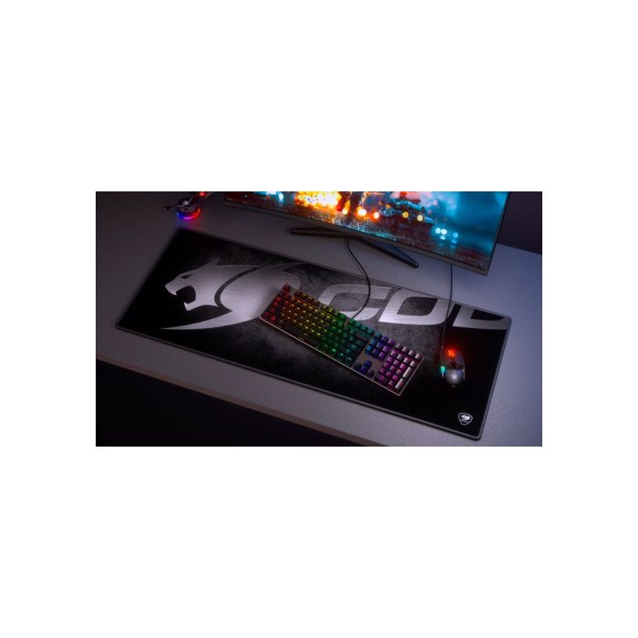 Alfombrilla de mouse gaming Cougar Arena X negra 1000x400x5mm - calidad y precisión para gamers
