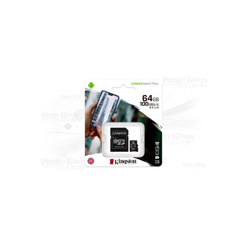 MEMORIA micro SD 64GB KINGSTON CANVAS SELECT PLUS