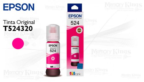 Botella de TINTA EPSON 524 MAGENTA