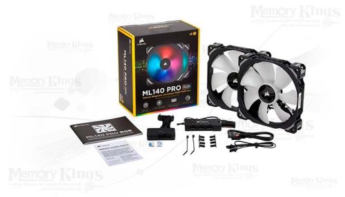 COOLER CASE 140MM CORSAIR ML140 PRO RGB 2IN1 BK